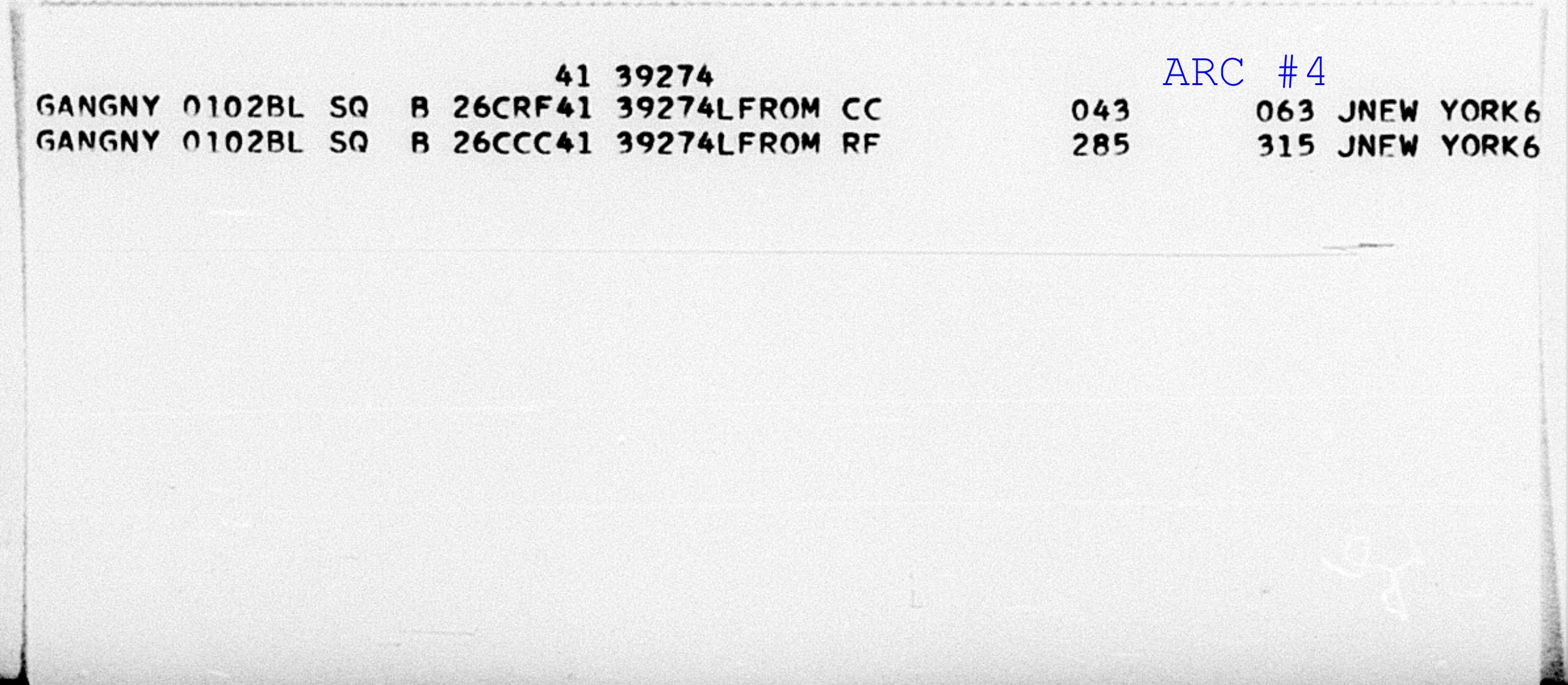Aircraft Record Card # 4